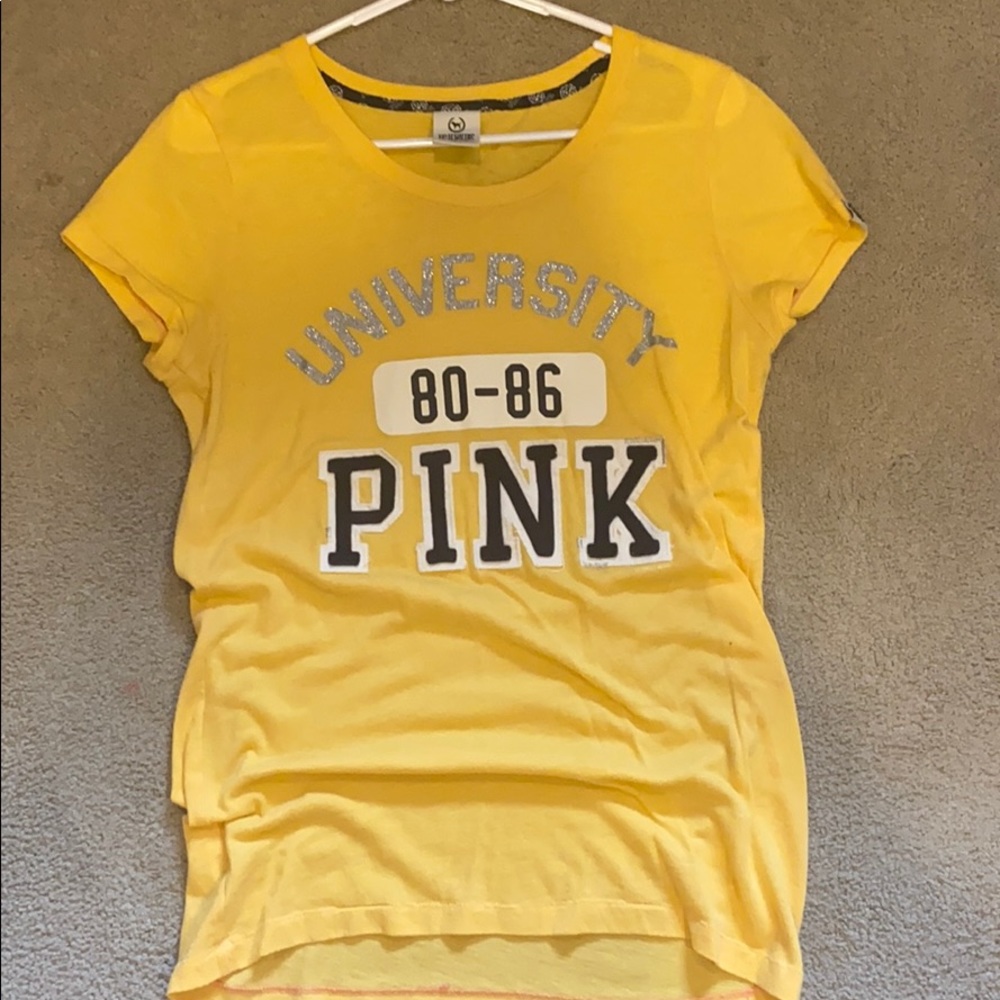 PINK university tee
